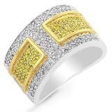 14K Two-Tone Gold 0.75 Carat Diamond Ring - Size 10