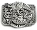 EASTERN DRAGON Belt Buckle Chinese Fantasy Tattoo Myth