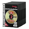 Hama Lot de 25 bo�tiers DVD Slim, pour 2 DVD