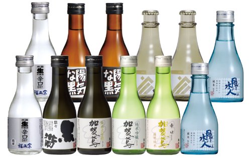 【福光屋】父の日ちょいボトルセット 180mL 10種12本（父の日木升付・オリジナルＢＯＸ入）fd