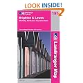 Brighton and Lewes, Haywards Heath (OS Landranger Map)