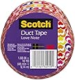 Scotch Duct Tape, Love Note, 1.88 Inch x 10 Yards