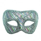 Harlequin Style Mask On Headband