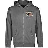 NCAA UAB Blazers Gunmetal Logo Applique Midweight Full Zip Hoody