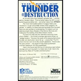 Best of Thunder and Destruction - NFL's Hardest Hits [VHS]