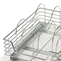 Glidez Glides Cabinet Xtra Accessory Divider for Sliding Organizer Chrome by Whitney Design