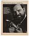 1967 Al Hirt Photo Hohner Harmonica Christmas Print Ad (5272)