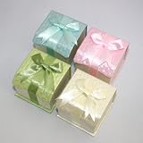 【Gemfa-購入者様専用ギフトケース】ジュエリーケース_リボンマグネット留め_ホワイト