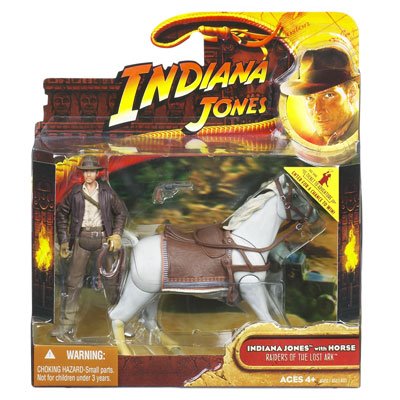 Indiana Jones - Raiders of the Lost Ark / Jäger des verlorenen Schatzes - Deluxe Action Figur Pack Wave 02 - Indiana Jones mit Pferd