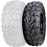 ITP Bajacross Standard ATV Tire w/ Free B&F Heart Sticker Bundle - 25x8R-12, 8 Ply / Front