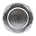Koyal Wholesale Vintage Charger Plate, Silver (Pack of 4)