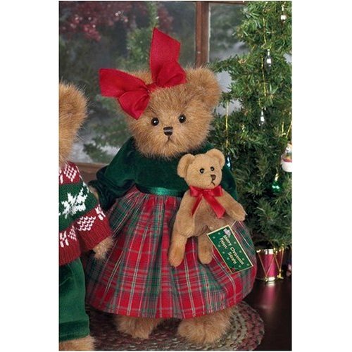 51v6ZozrqPL Taryn and Teddy 10 Christmas Dressed Stuffed Teddy Bear by Bearington