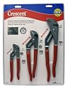 Crescent R200SET3 3 Piece 7-Inch, 10-Inch, and 12-Inch Tongue and Groove Plier Set