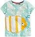 Fiream Little Girls Summer Cotton Cute T Shirt Fashion Tee tops(18months to 6years)