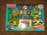 LITTLE PEOPLE NEIGHBOURHOOD VEHICLES PLAY SET
