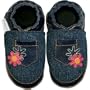 Robeez Daisy Pocket Denim Soft Sole Baby Shoes 12-18 months * 08 Newest Collection -- We Have Large Selections! *