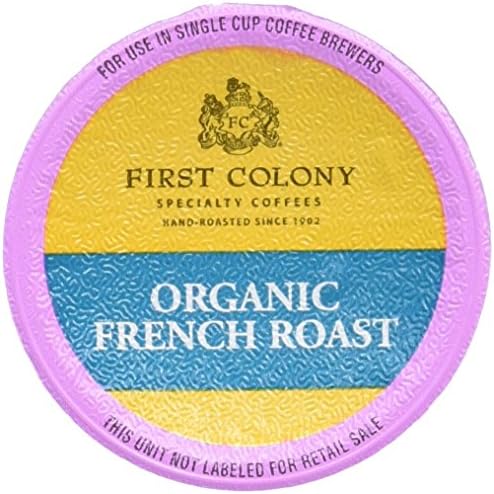 First Colony Single Serve Coffee, French Roast, 10 Count (Pack of 4)
