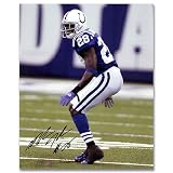 Marlin Jackson Indianapolis Colts - In Blue Jersey - 8x10 Autographed Photograph