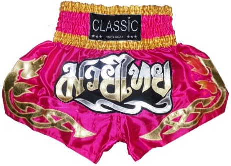 Classic Muay Thai Kick Boxing Shorts : CLS-005 Size L