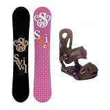 Swivel Logo S Womens Snowboard Package