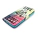 Deego Live the Life You Love Sparkle Pattern PU Leather Magnet Flip Wallet Cover with Stand for LG G3