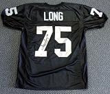 Howie Long Autographed/Hand Signed Oakland Raiders Black Jersey PSA/DNA