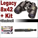 Bushnell 8x42 Legacy Waterproof Roof Prism Indoor outdoor Hunting Spotting Binocular Plus Accessory Package