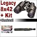 Bushnell 8x42 Legacy Waterproof Roof Prism Indoor outdoor Hunting Spotting Binocular Plus Accessory Bundle
