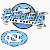 North Carolina Tar Heels Hat Clip Golf Ball Marker