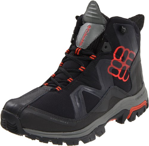 Columbia Sportswear Mens Hoodster Outdry Trail Shoe,Black/ Spicy Orange,9.5 M US