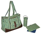 Weekender Diaper Bag in Heavenly Dots Avocado