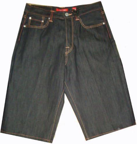 Men's Ed Hardy Denim Shorts RDMLB Pocket Eagle Raw Denim