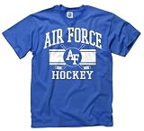 Air Force Falcons Royal Wide Stripe Hockey T-Shirt