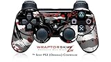Sony PS3 Controller Skin Abstract 02 Red