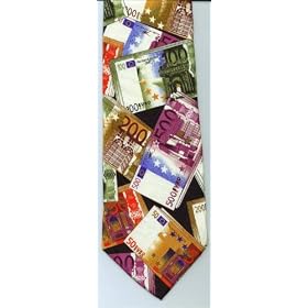 World Money Novelty Tie