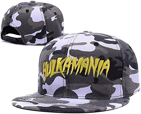 XIYY Hulk Hogan Hulkamania Embroidery Camouflage Cap Camo Snapback Hat