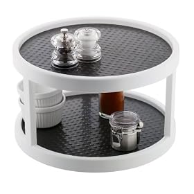 Copco 2555-9424 2-Tier 12-Inch Non-Skid Cabinet Turntable by Copco