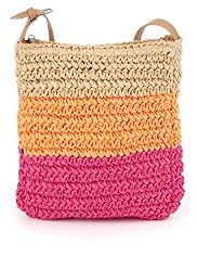 Striped Cross Body Bag