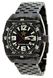 Rogue Warrior Red Cell Black Stainless Steel Band 200M GMT Watch