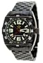 Rogue Warrior Red Cell Black Stainless Steel Band 200M GMT Watch