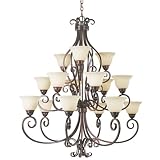 Maxim Lighting 12209FIOI 15 Light Chandelier, Oil Rubbed Bronze