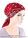 Paisley Bandana Scarf Pre Tied Cotton Chemo Hat Turban for Cancer Black