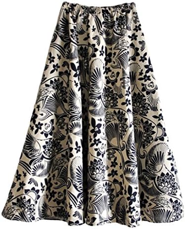 BoutiqueOrient National Style Phoenix Large Circle Swing Skirt for Women
