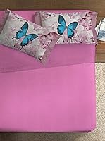 Ipersan Juego De Sábanas Farfalla (Rosa/Cielo)