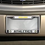 Oakland Athletics A's Chrome License Plate Frame