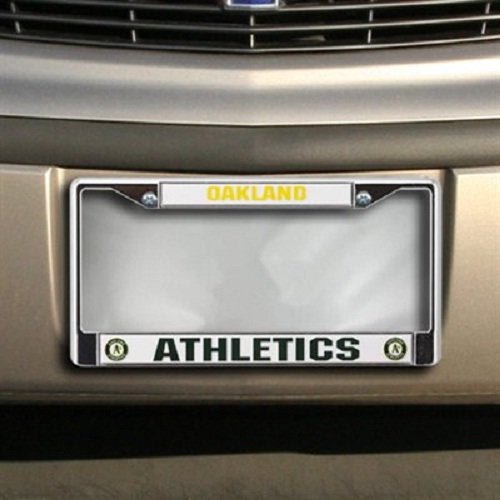 Oakland Athletics A's Chrome License Plate Frame