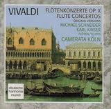 Antonio Vivaldi - Vivaldi: Flute Concerti Op. 10 - Concerto in D Major RV 90; in F Major RV 98; in G Major RV 435; in F Major RV 442; in G minor RV 104; in G Major RV 101; Concerto in C Major RV 279 - Camerata Köln ( Deutsche Harmonia Mundi ) ( CD )