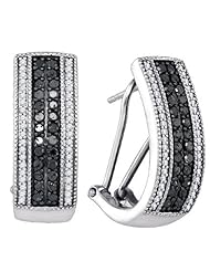 0.88CTW-DIA FASHION HOOPS