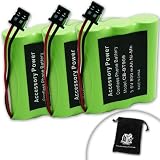 read full review Accessory Power Uniden BT-909 Equivalent Replacement 3 PACK truCELL Battery for DCT736 / TRU9280 / WXI477 / WXI377 and More Uniden Cordless Phones *** Includes Accessory Bag