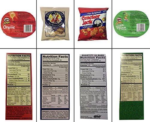 Lunch Box School Snacks (33 count) Student Military Birthday Feel Better Variety care Package Bundle Assortment